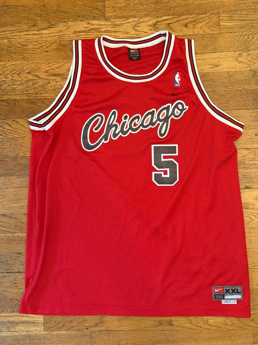 Vintage 2002-2004 Jalen Rose Chicago Bulls Throwback Jersey